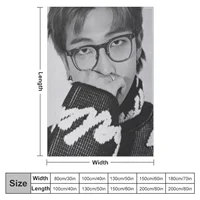 rm namjoon Throw Blanket Custom Blanket Extra Large Throw Blanket 2