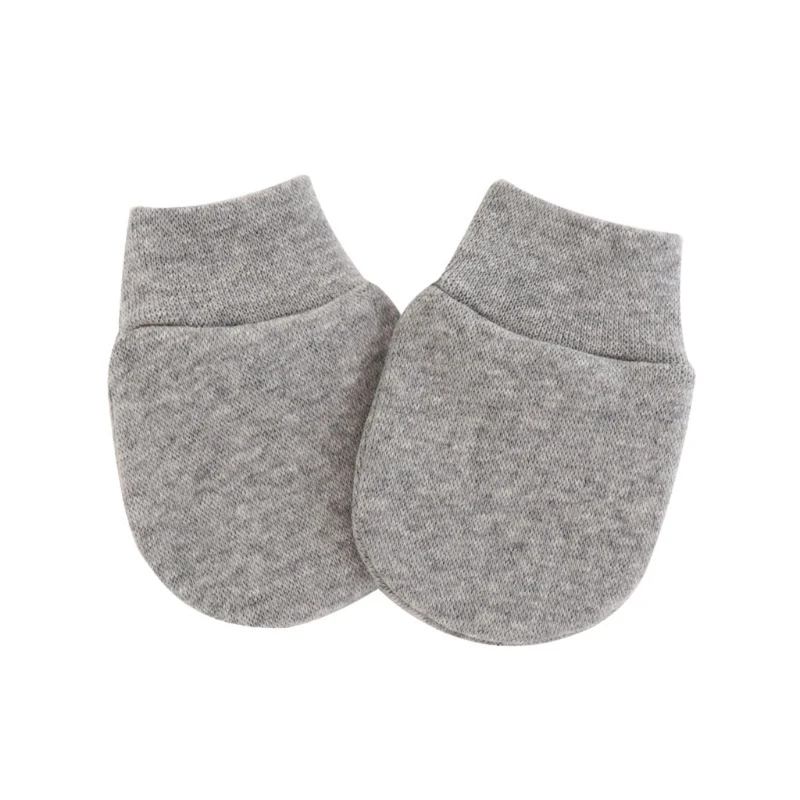 Guanti in morbido cotone antigraffio per bambini, calzini antigraffio, accessori per neonati - immagine 5