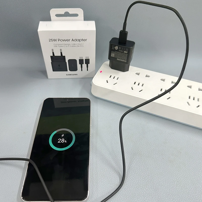 Original Samsung 25W 15W Super Fast Charger Power Adapter Type C Galaxy A26 A16 A06 A52s A15 A14 A24 A34 A13 A73 A33 A32 A42