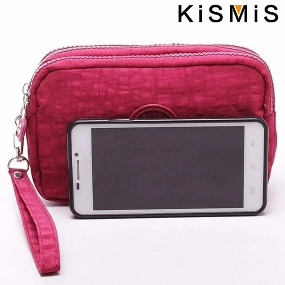 Dreischichtige Reißverschluss-Geldbörse mit Hoher Kapazität, Wasserdichte Kleine Brieftasche, Unisex Tragbare Handtasche, Kosmetiktasche – Detail 8