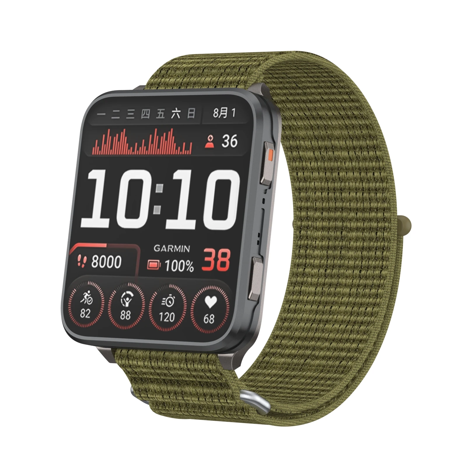 Nylon Sport Watch Band Replacement Strap - Smartwatch Wristband Accessory