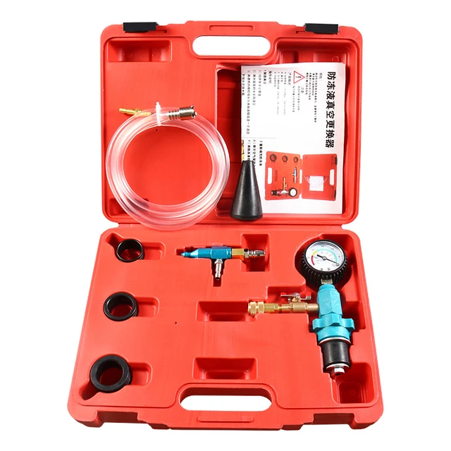 Automotive antifreeze replacement kit Vacuum vehicle antifreeze