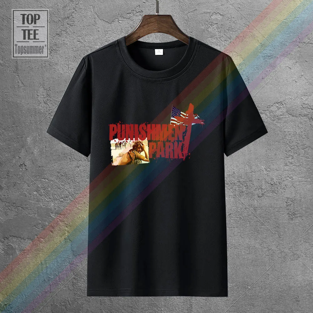 Punishment Park Tshirts Retro Gothic Tee-Shirt Funny Anime Clothes Couples T Shirt Horror Skull Shirts | Мужская одежда