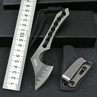 Wilderness Survival Outdoor Self Defense Carry Mini Tactical Axe Ttactical Military Survival Gear Knives Army Fixed Blade EDC 1