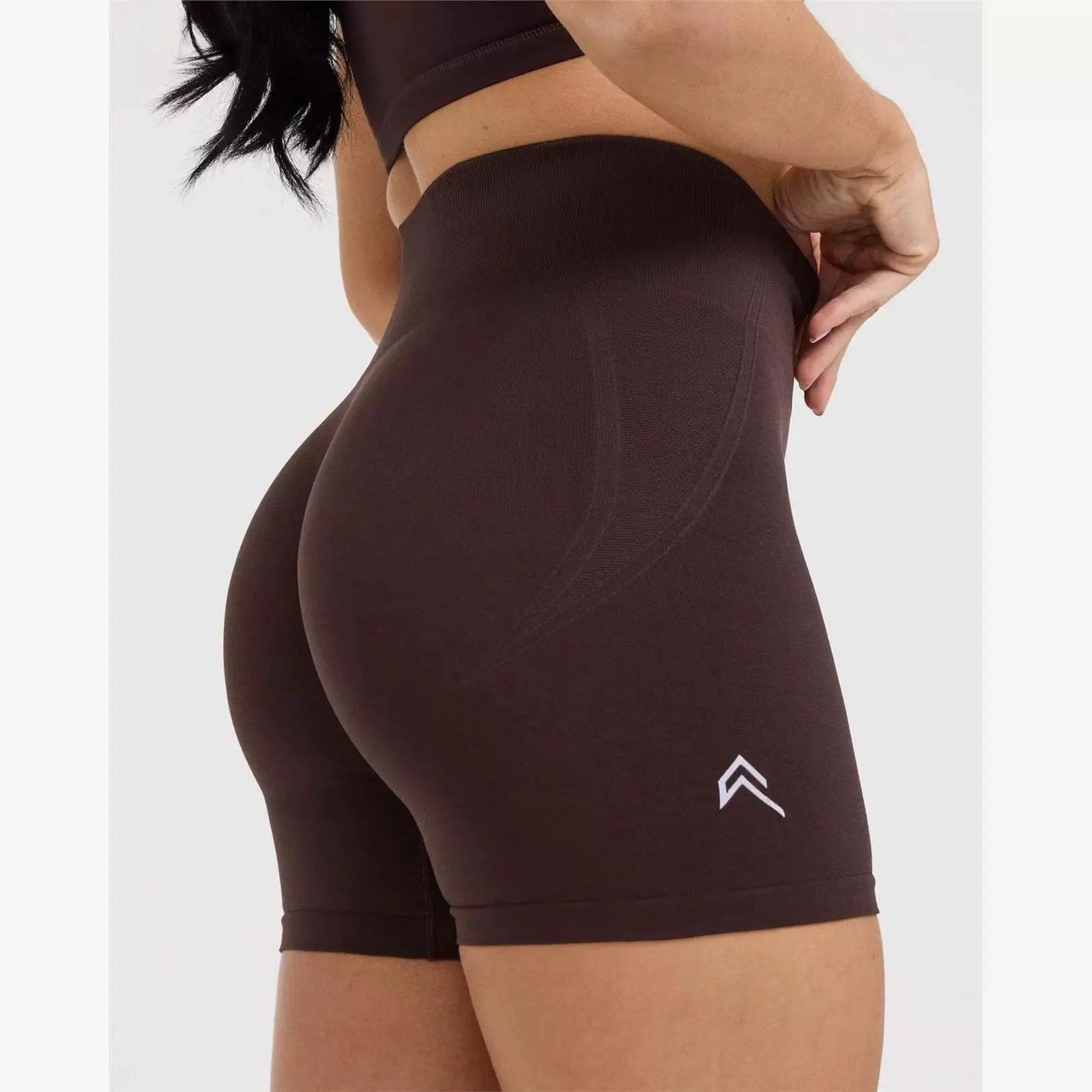 Summer Women High-waisted Three-quarter Pants Push Up Yoga Elastic Tight Lift Hip Waist Fitness Running Shorts
