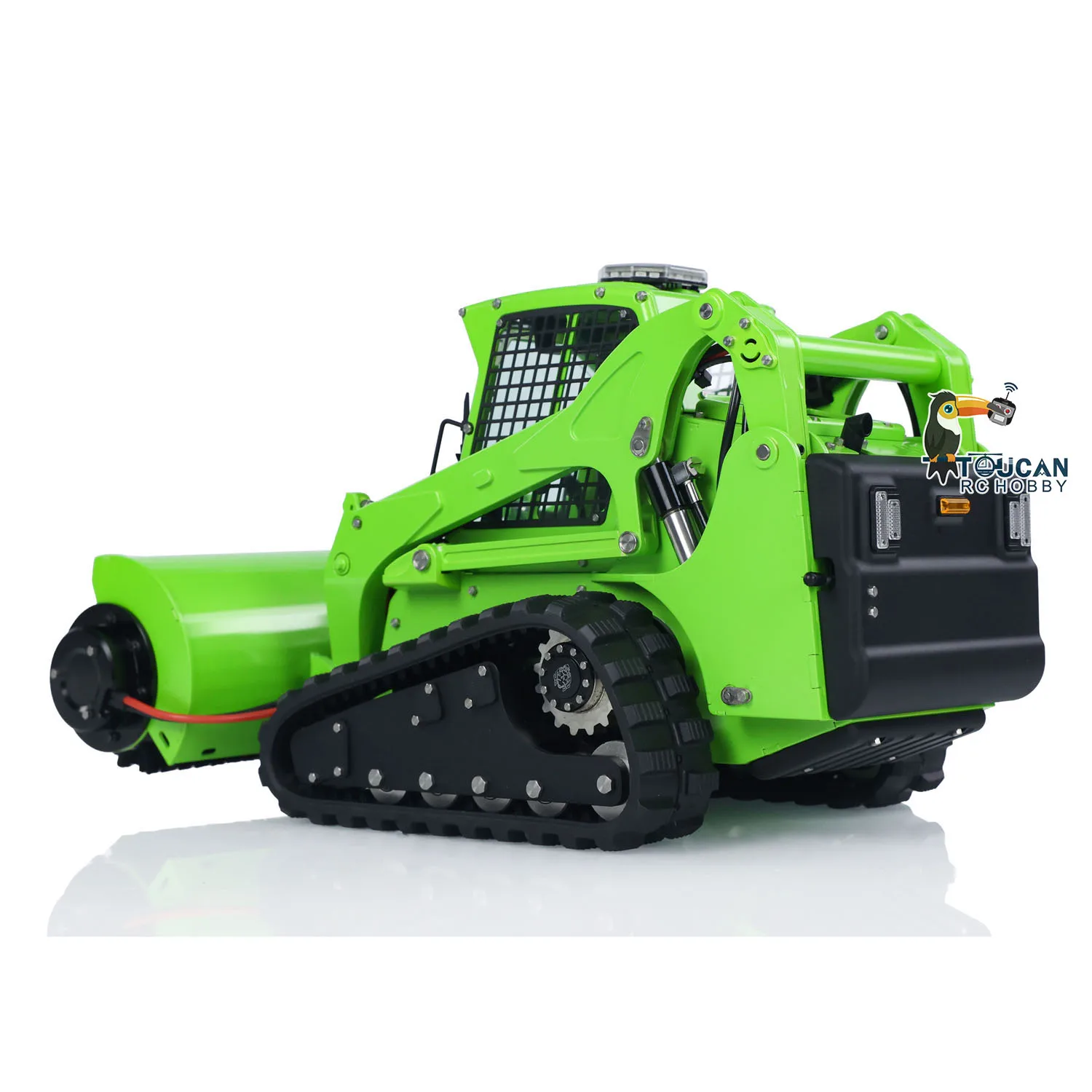 LESU 1/14 Aoue LT5 RC Hydraulic Loader RTR Skid-Steer Truck Electric Cleaner Lights Sounds Remote Control Construction Car Toys 2