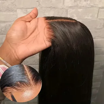 40 Inch Glueless HD Lace 13x4 Front Wig Human Hair 13x6 Ready To Wear Straight Wigs With Pre Plucked 5x5 Closure No Glue Needed 1