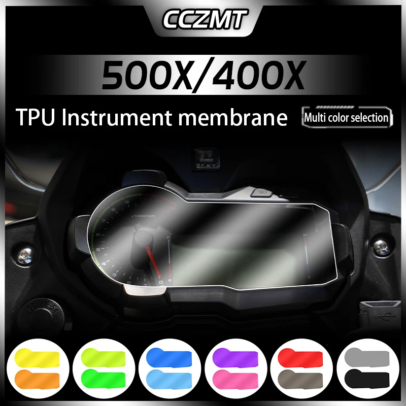 Motorcycle Cluster Scratch Protection Film Screen Protector Instrument Dashboard For COLOVE KY400X KY500X KY 500X KY 400X gonavi for tesla model 3 model y car instrument cluster retrofit multimedia digital lcd dashboard head up display speedometer