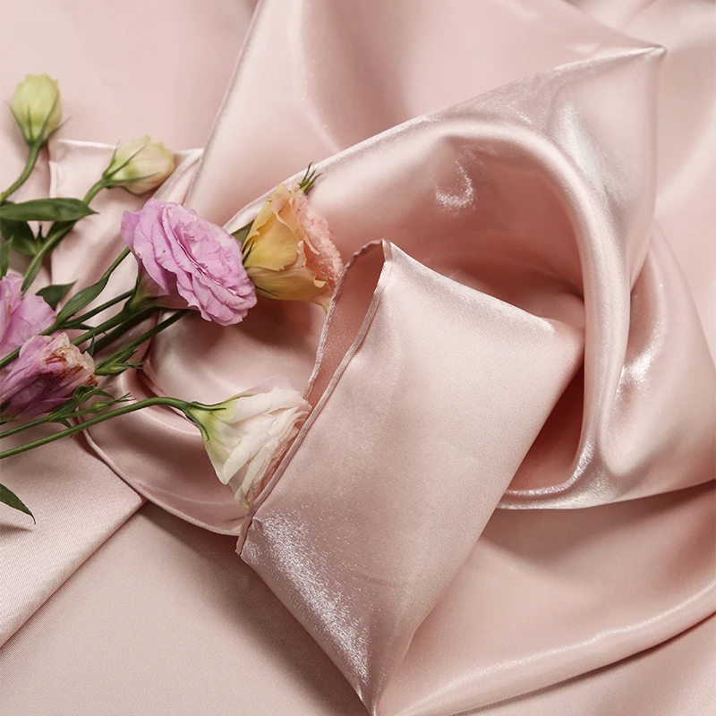 Sewing Fabric Shimmering Organza Drape Silky Crystal Silk Satin For Sewing Lady Sexy Dress Pajamas Skirt Shirt Material