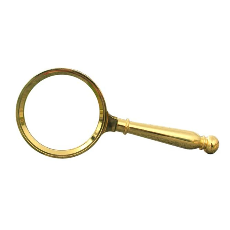 

Agnicy All Metal Retro Handheld Magnifying Glass 80mm 5x80mm Premium Gift Pack 1F0003