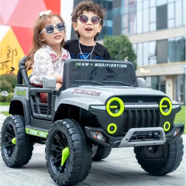 New Children's Electric Car Drift Racing Dual Drive Ride on Car With Remote  Control for 1-6 Years Old Kids Toy Vehicles - AliExpress