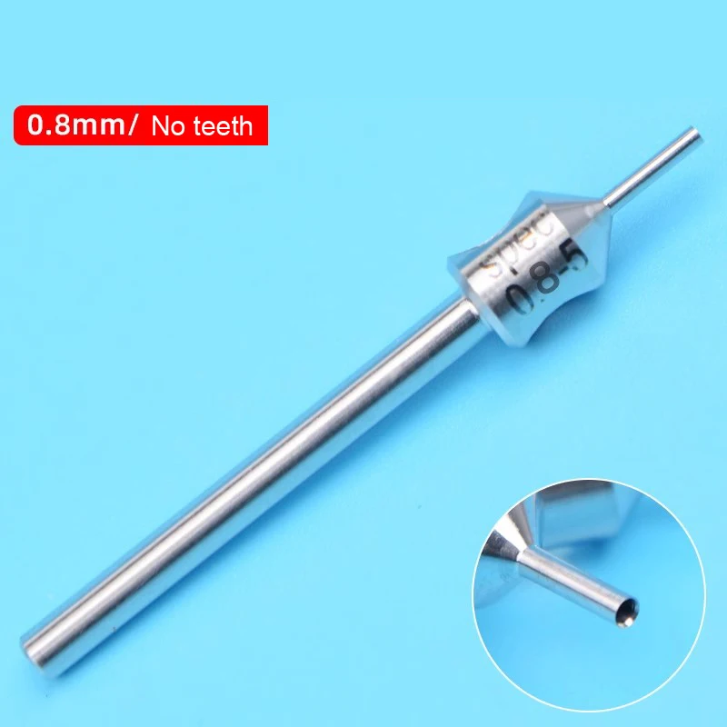 Stainless Steel Hair Implants Ultra-sharp FUE Punches(0.6-1.0) Serrated Plates Horn Mouths surgical instruments,plastic surgery tool,hair transplant tool