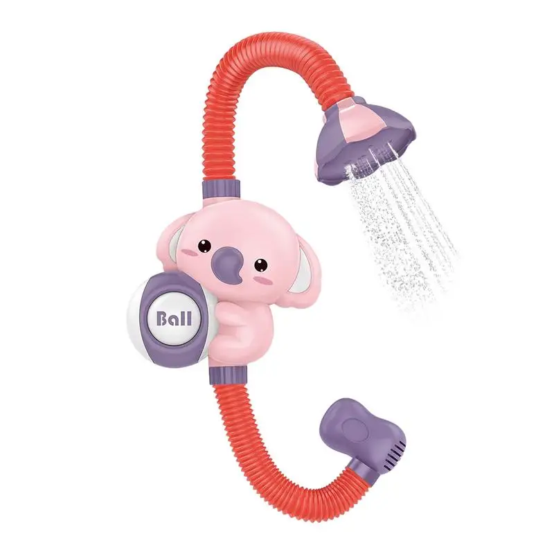 

Kids Bath Shower Head Elephant Bath Toy And Trunk Spout Rinser Waterproof Automatic Spray Shower Head Toys For Boys & Girls