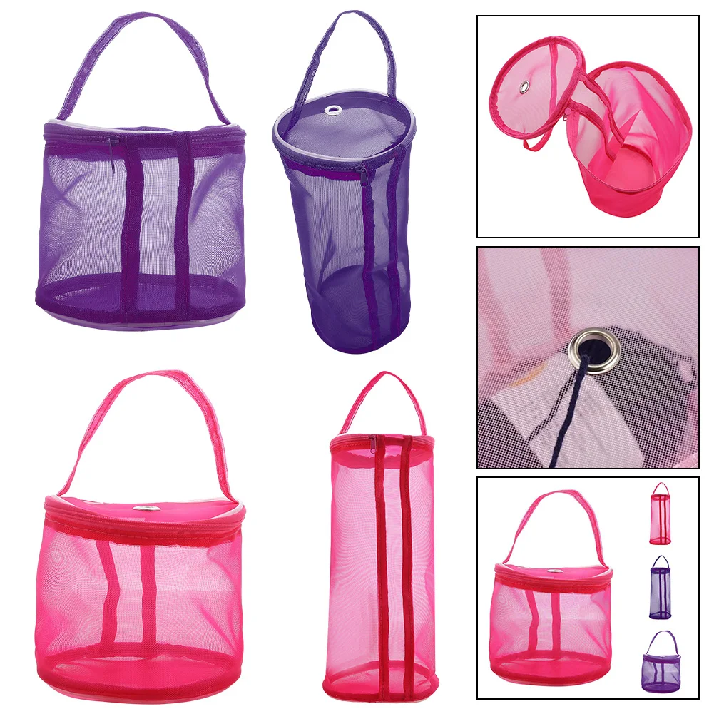 Knitting Tool Organizer Yarn Storage Bag Yarn Storage Organizer Wool Diy Hand Knitting Tool Storage Bag Spacious And Convenient Keep Your Knitting Essentials Organized Purple/Rose