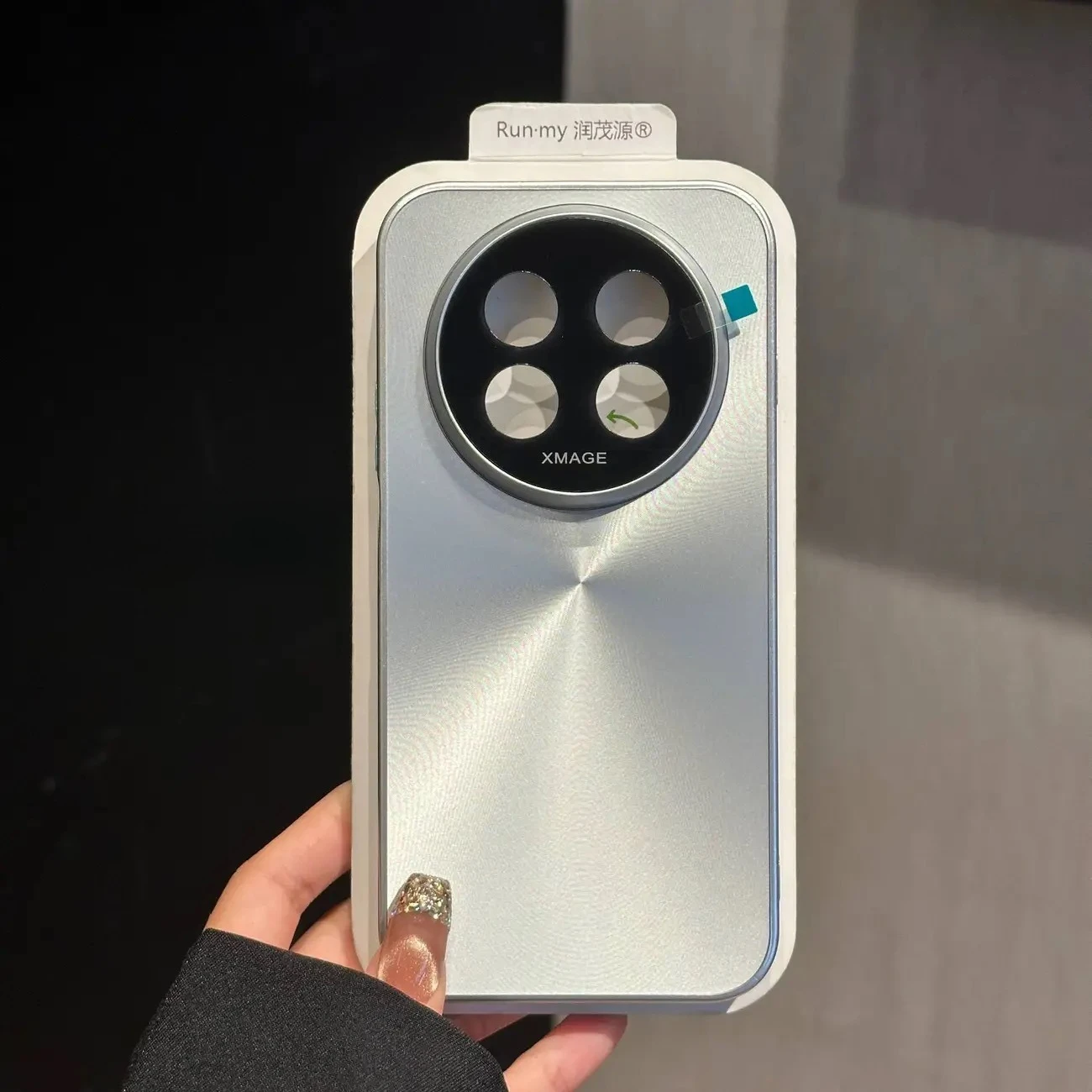 Frosted Skin-Friendly Shockproof Phone Case with Laser Lens Protection