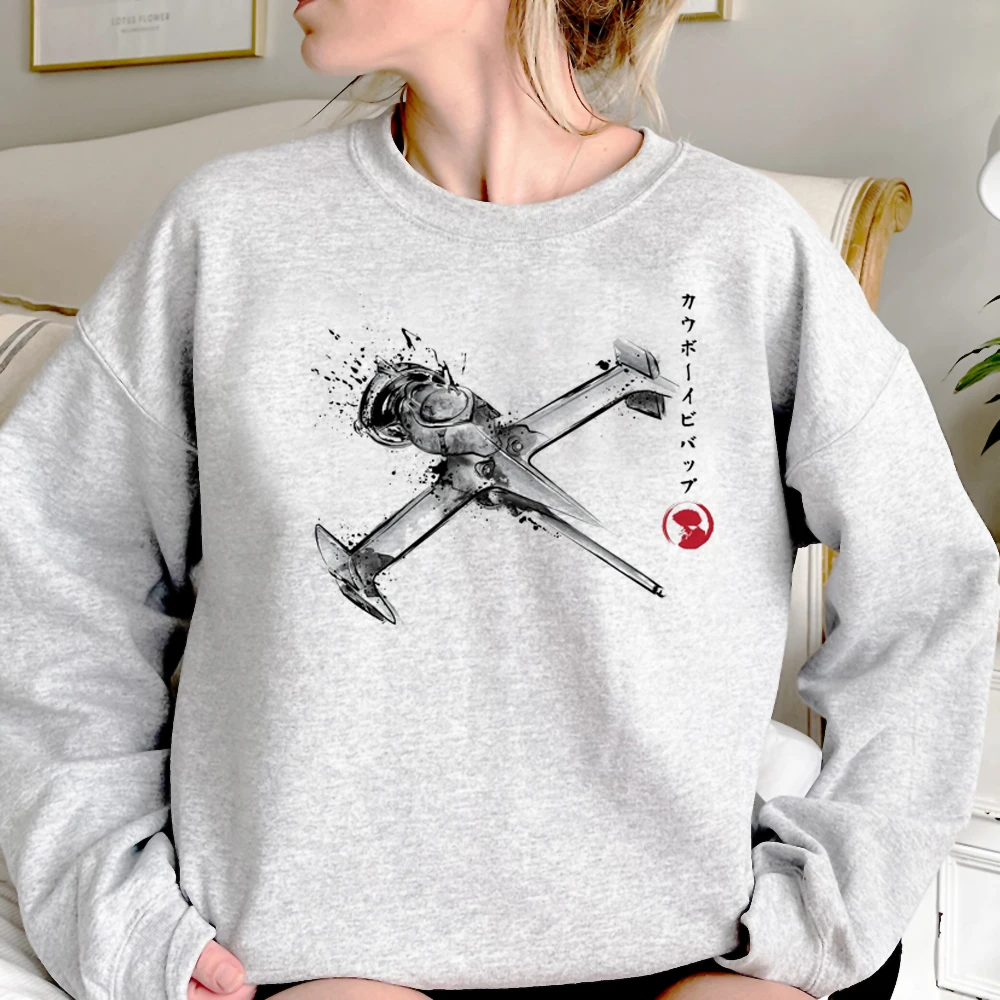 

Cowboy Bebop hoodies women anime Fleece sweat y2k Pullover women Korean style clothes