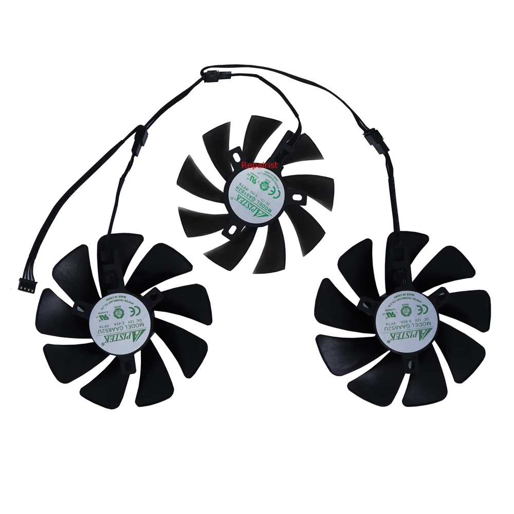 Conjunto Faça Você Mesmo Ga91s2h Gaa8s2ugraphics Fangpu Vga Coolerrefrigerador Gpuventilador Placa de Vídeopara Powercolor Red Devil rx 6900 Xtpara Powercolor ax rx 6950xt 16gbpara Powercolor ax rx Rx6800 16gb Pcs - Imagem 6