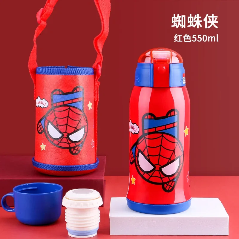 Spiderman Hulk Anime Water Bottle  Water Bottle Children Spiderman - 560ml  Disney - Aliexpress