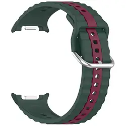 Cinturino in silicone sportivo traspirante per smartwatch - Accessorio con rilascio rapido