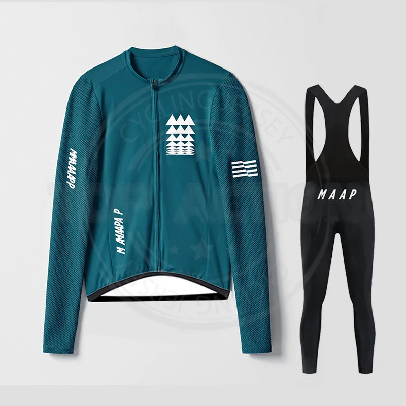 Maap Men Sports Team Cycling Jerseys 2023 Long Sleeves MTB Bike Shirts
