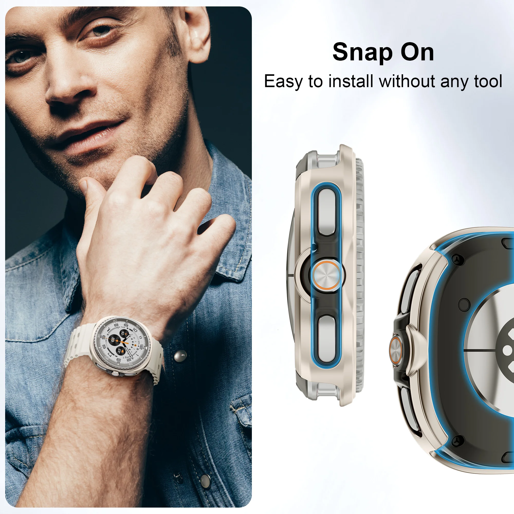 Enhanced Protective Cover Case with Screen Protector and Hollow Bumper Shell