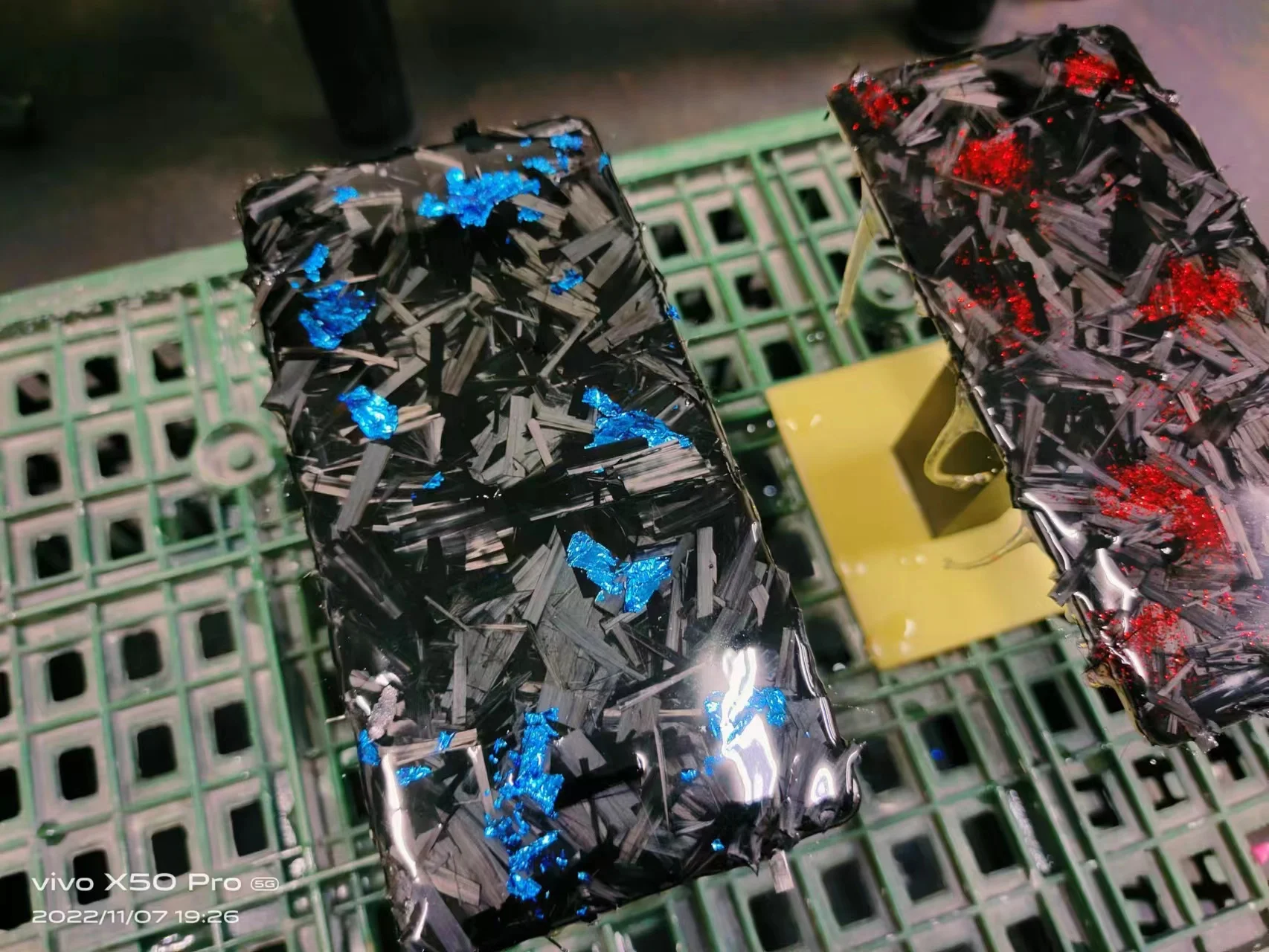 Carbon Fiber Chopped Strand 4g Colorful Carbon Fiber Chopped Strand Forging Color Plastic Pieces Plastic Pieces