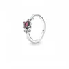 88642-fa5869.jpg Bague populaire en argent sterling 925% de la série Princesse, avec coquille, couronne, nœud et zircon rose, pour femme, accessoires de bijouterie fine pour soirée