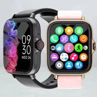 Montre connectée étanche de 1.83 pouces, avec réponse aux messages, appel, surveillance du sommeil, podomètre de sport, alertes d'information pour iPhone Android 1
