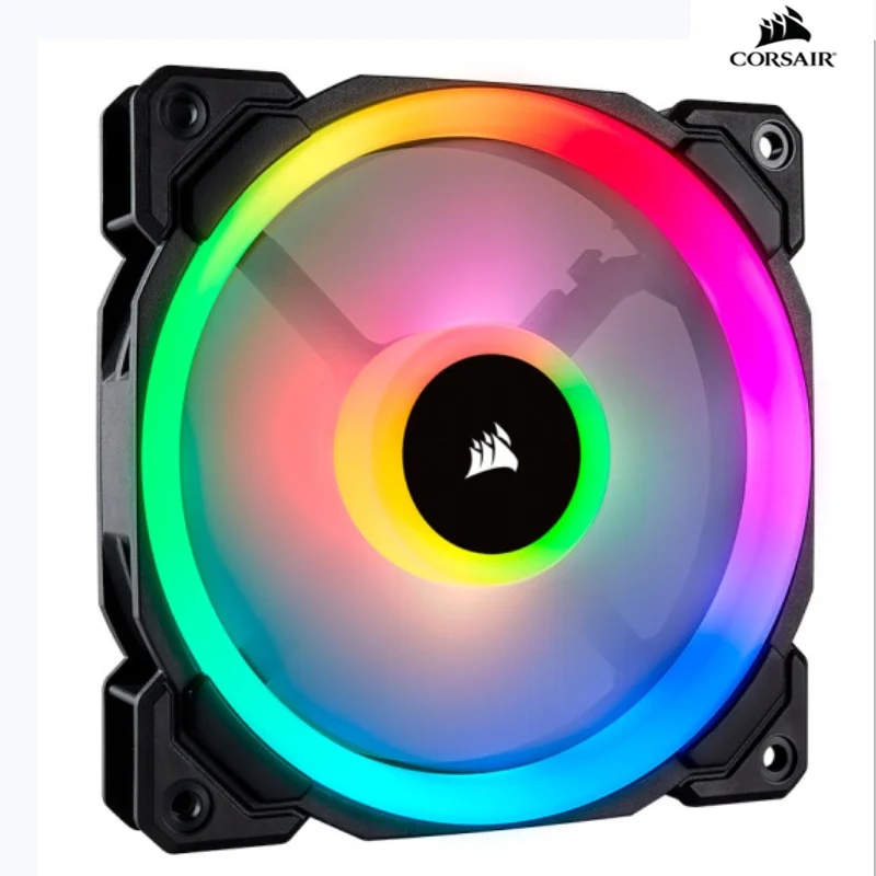 Corsair Rgb Led Pwm Fan Ll120 Rgb 120Mm Dual Light Loop Per Desktop Nero