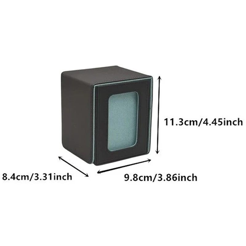 Premium Card Deck Box with Display Window and Magnetic Closure - Holds 120+ Sleeved Cards