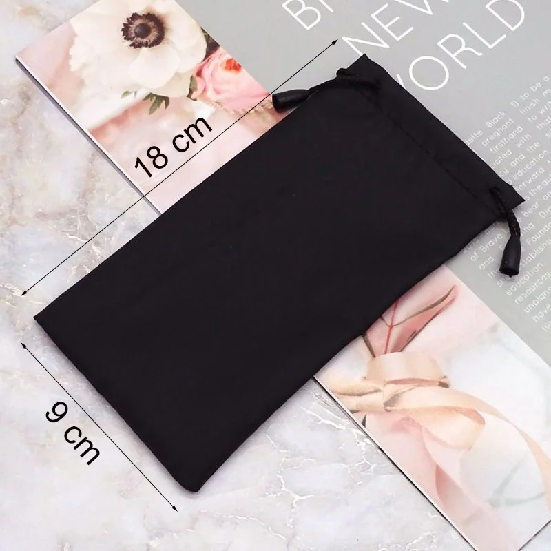 5 PCS 부드러운 방수 안경 가방 Drawstring 방진 선글라스 케이스 포켓 안경 천 파우치 안경 액세서리