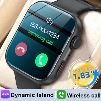 Nuovo Smartwatch da 1,83 pollici con funzione di risposta alle messaggi e alle chiamate, monitoraggio del sonno e della salute, contapassi sportivo, notifiche, compatibile con iOS e Android