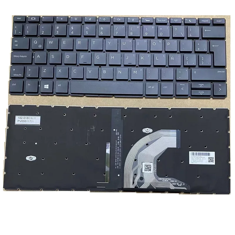 Nuova Tastiera Retroilluminata Us Uk Per Laptop Hp Probook 430 G6 435 G6 430 G7 435 G7
