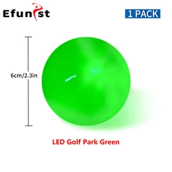 LED Golf Ball for Night Practice - Colorful, Durable, and Long-Lasting for Outdoor Use (1pcs LED green ball)