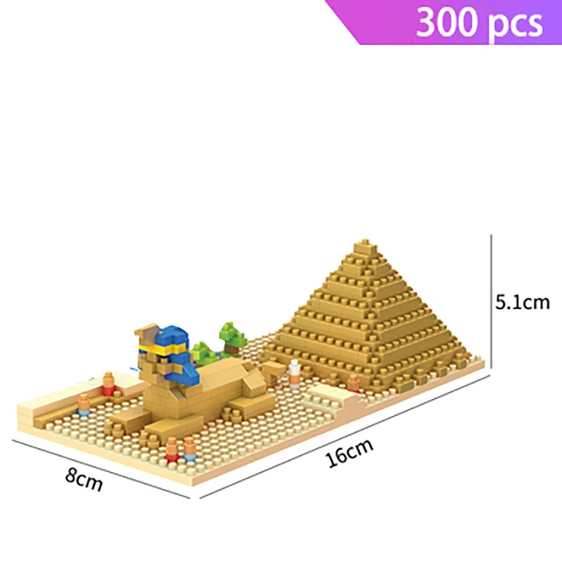 World Landmarks Micro Bricks Collection: Iconic Architecture Building Kits