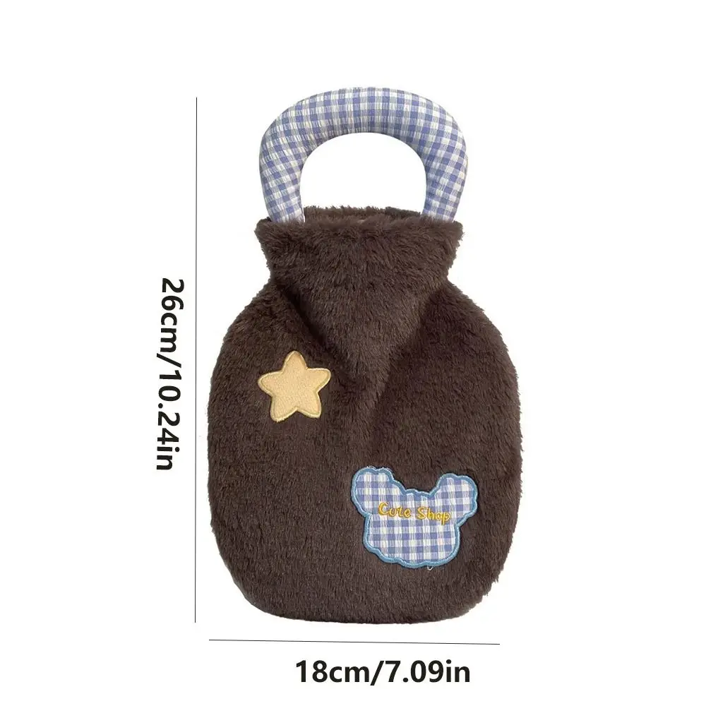 Hot-water Bag Plush Hot Water Bag 400ml Instant Hot Cartoon Warm Water Bag Anti-scalding Leak-proof Hand Warmers Keep Warm