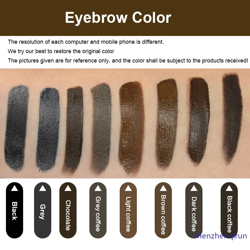 16-color Eyebrow and Lip Temptation Tattoo Pigment Set 15ml Professional Permanent Makeup Microblading PmuTattoo Ink Supplies
