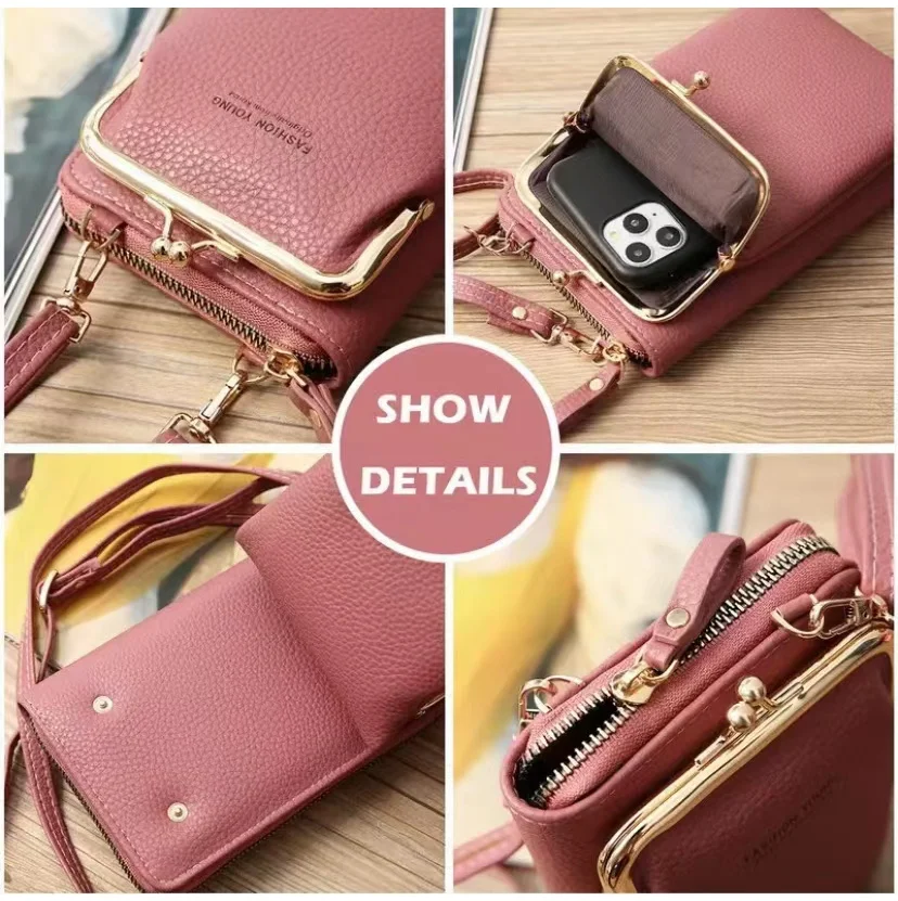 HOT Fashion Phone Bag Small Crossbody Bags Women's Mini Matte Leather Shoulder Messenger Bag Clutch Trend Ladies Purse Handbags
