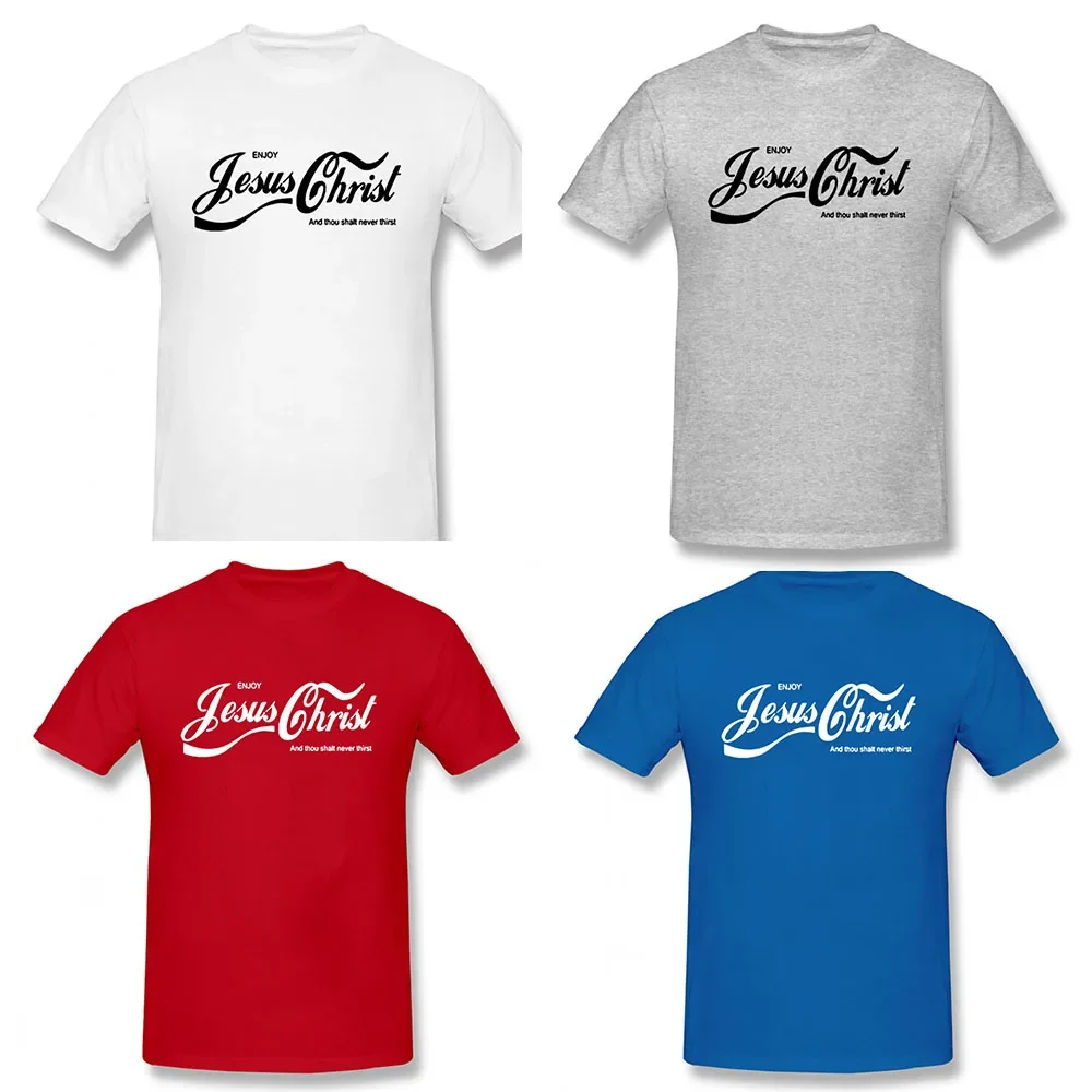 Enjoy Jesus Christ The Real King: Christian Faith & Prayer Graphic T-Shirt
