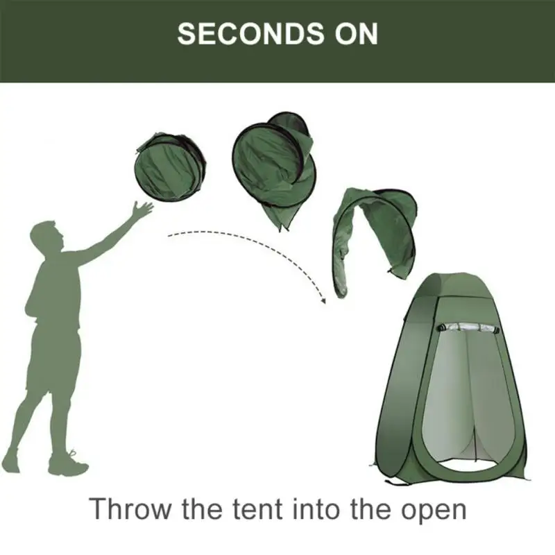 Tienda De Baño Portátil Para Playa Y Camping - Impermeable, Fácil De Montar Y Con Buena Privacidad