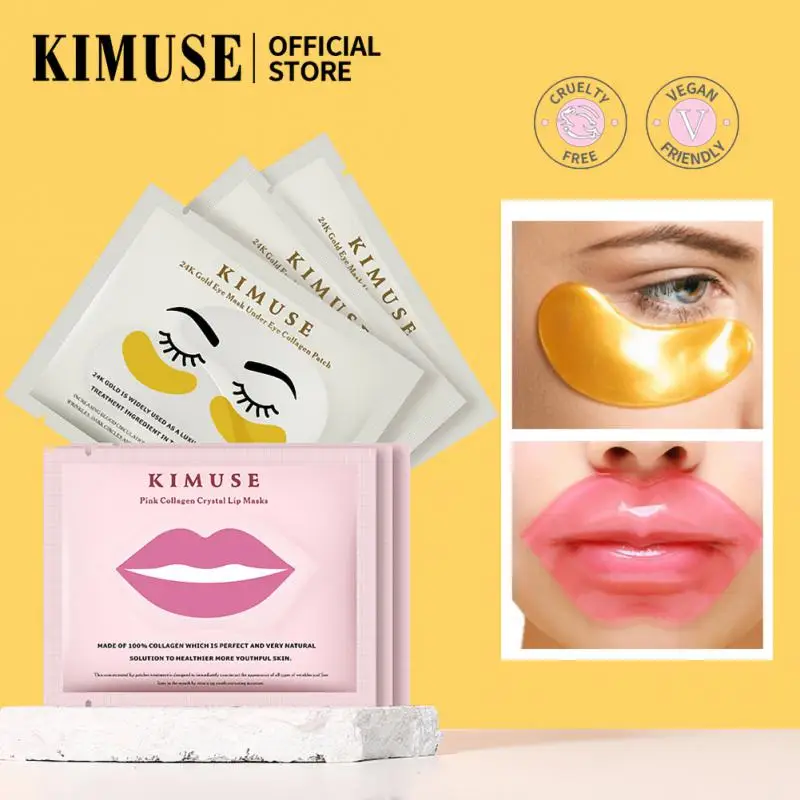 

Plumper Crystal Collagen Lip Mask Pads Moisturizing Hydrating Patches Epair Lines Lip Plumper Anti Wrinkle Lips Masks TSLM2