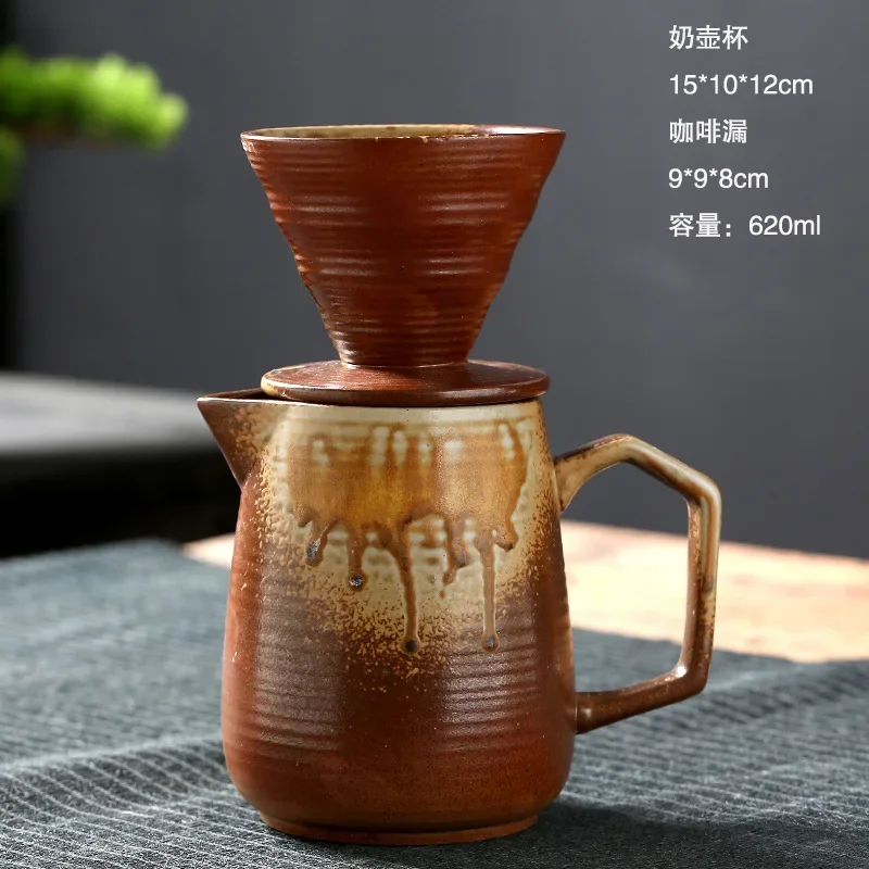 Filtro Per Caffè E Tè In Ceramica Riutilizzabile - Dripper Senza Infusore, 11.5x11.5x6 Cm