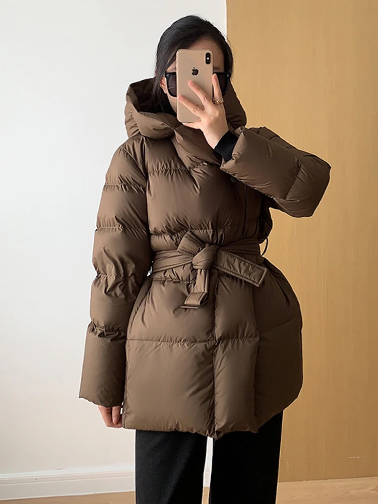 ☆人気☆【MONGDOL】☆ DOWN PADDED LONG COAT BELTE.D☆ S82193c3bce894e42bb8032b07026f