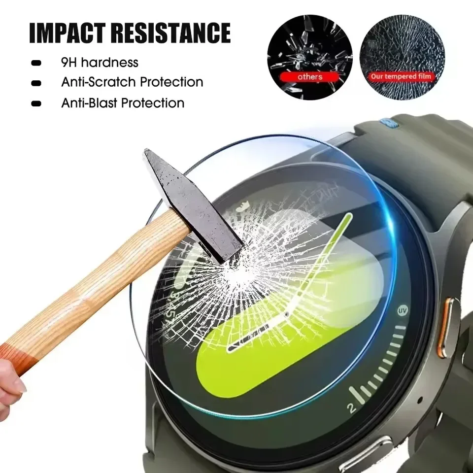 Premium Tempered Glass Screen Protector - Easy Install for Smartwatches (1-5 Pack)