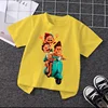 Disney 2024 Luca Fun Game Shorts - Adorable Cartoon Character T-Shirt For Boys & Girls, Stylish & Entertaining 1
