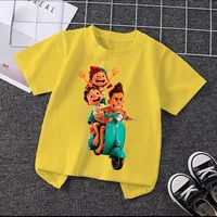 Disney 2024 Luca Fun Game Shorts - Adorable Cartoon Character T-Shirt For Boys & Girls, Stylish & Entertaining 1