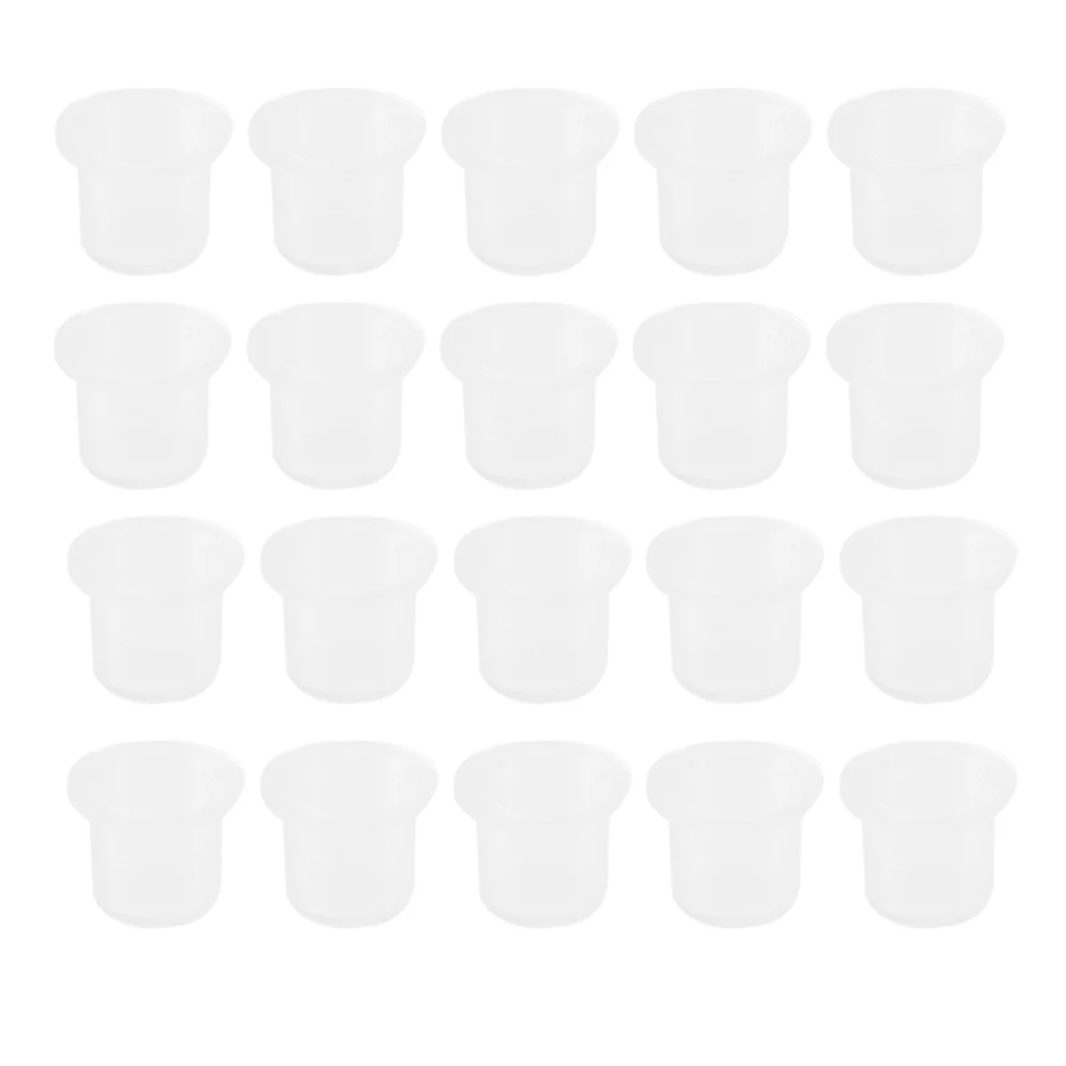 AYMR-500 Pcs 8mm Small Tattoo Ink Cups Caps for Needle Tip Grip Power Supply Sm