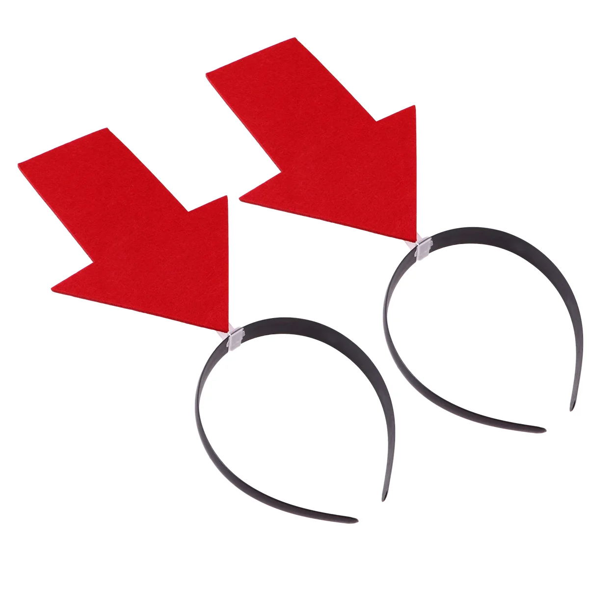 2 Pcs Funny Props Costumes Headdress Hair With Arrowhead Girl Decorative Cloth Band Hoops Headband Miss Fashion 5