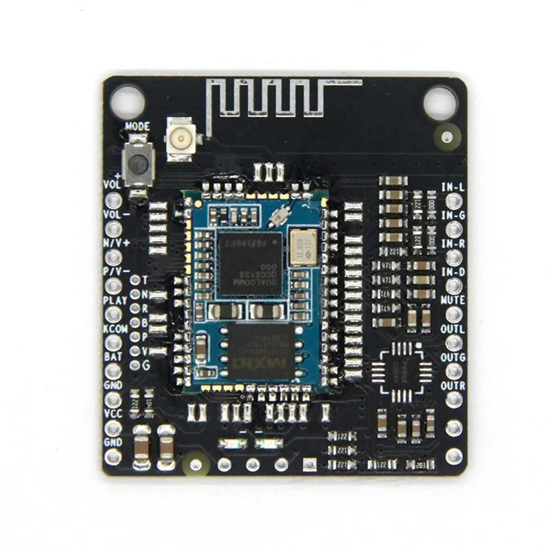 A75T QCC5125 V5.1 Bluetooth 보드 LDAC 무손실 AUX AAC/APTX/APTXLL/APTXHD/LDAC APP 이름 변경 암호 EQ