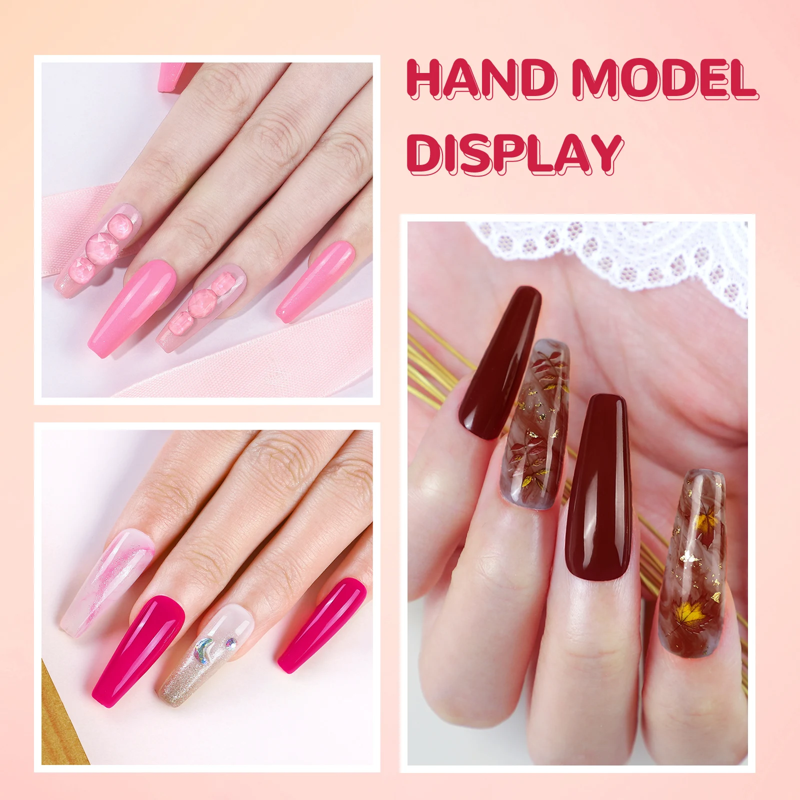 Gel Nail Polish 6Pcs/Set 7ML Semi Permanent Art LED UV Soak Off Manicure Supplies gel nail polish